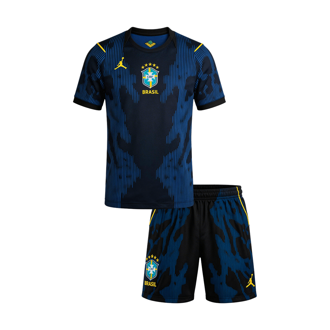 Conjunto Infantil Brazil 2026 Segunda Equipación Copa del Mundo