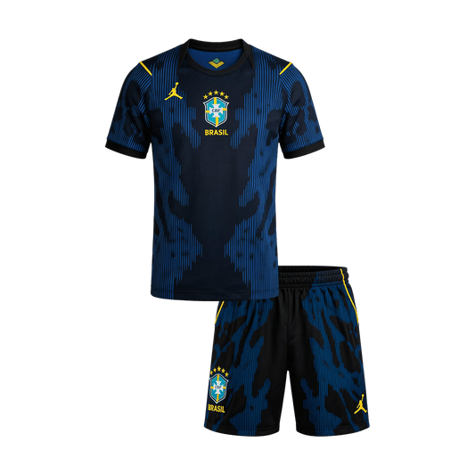 Conjunto Infantil Brazil 2026 Segunda Equipación Copa del Mundo