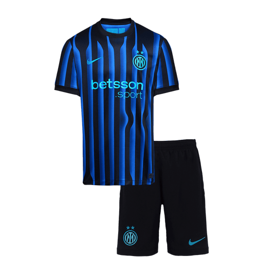 Miniconjunto Inter de Milán 2025/26 Primera Equipación Niño (Camiseta + Pantalón Corto)