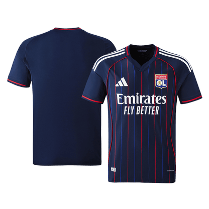 Camiseta Auténtica Olympique Lyonnais 2025/26 Segunda Equipación -Versión Jugador-Camisetas Pasion Shop