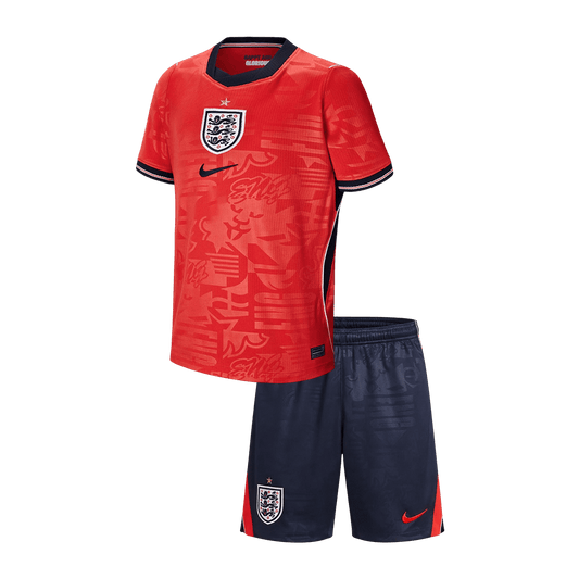 Conjunto Infantil England 2026 Segunda Equipación Copa del Mundo