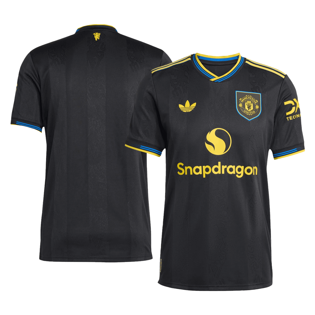 Camiseta Auténtica Manchester United 2025/26 Tercera Equipación-Versión Jugador-Camisetas Pasion Shop