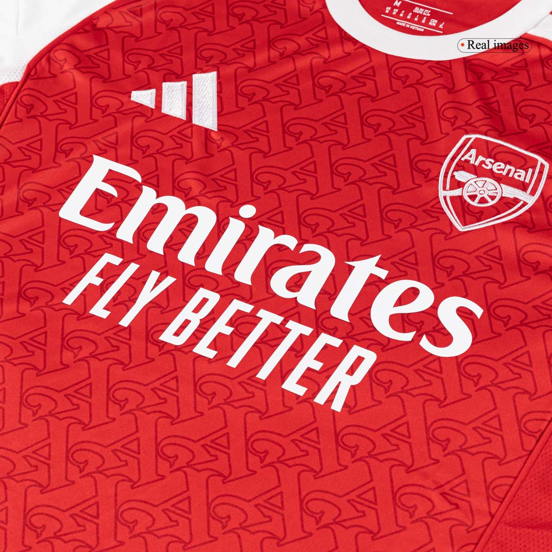 Calidad Premium Camiseta GABRIEL #6 Arsenal 2025/26 Primera Equipación -Versión Hincha