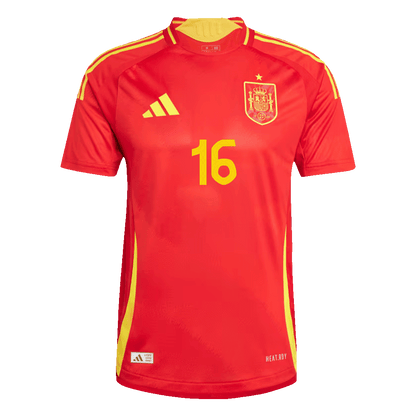 Camiseta Auténtica RODRIGO #16 Spain 2024 Primera Equipación -Versión Jugador