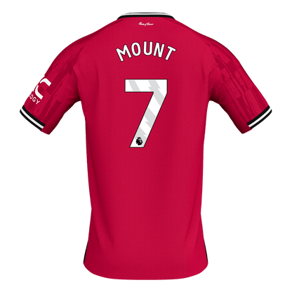 Calidad Premium Camiseta MOUNT #7 Manchester United 2025/26 Primera Equipación -Versión Hincha