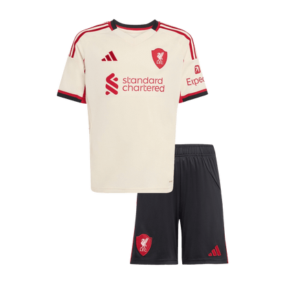 Miniconjunto Liverpool 2025/26 Segunda Equipación Niño