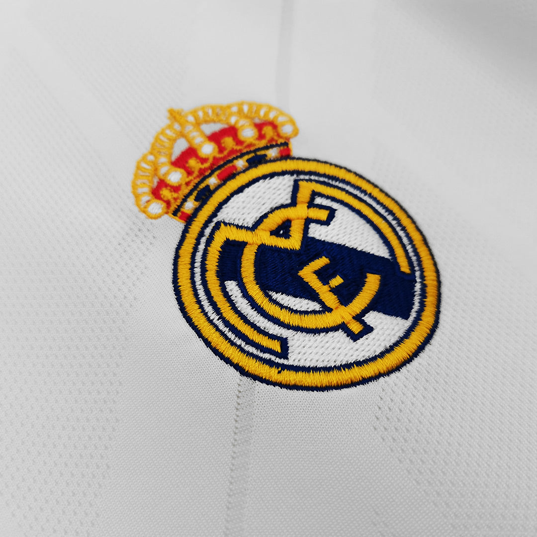 Retro 2017/18 Real Madrid Primera Equipación Manga Larga