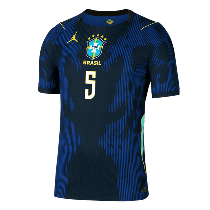Camiseta Auténtica CASEMIRO #5 Brazil 2026 Segunda Equipación Copa del Mundo -Versión Jugador