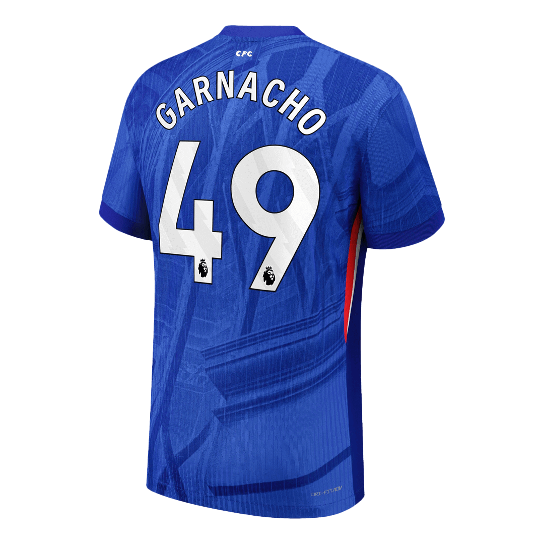 Camiseta Auténtica GARNACHO #49 Chelsea 2025/26 Primera Equipación -Versión Jugador