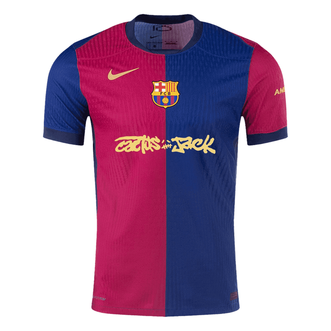 Camiseta Barcelona X Travis Scott 2024/25 Primera Equipación Hombre - Versión Jugador