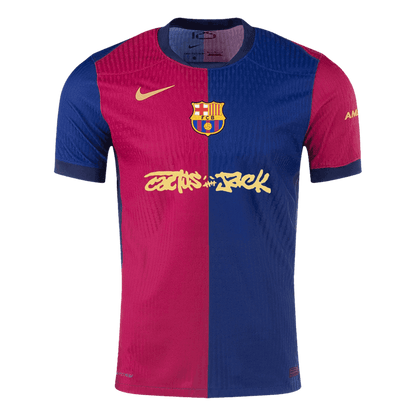 Camiseta Barcelona X Travis Scott 2024/25 Primera Equipación Hombre - Versión Jugador