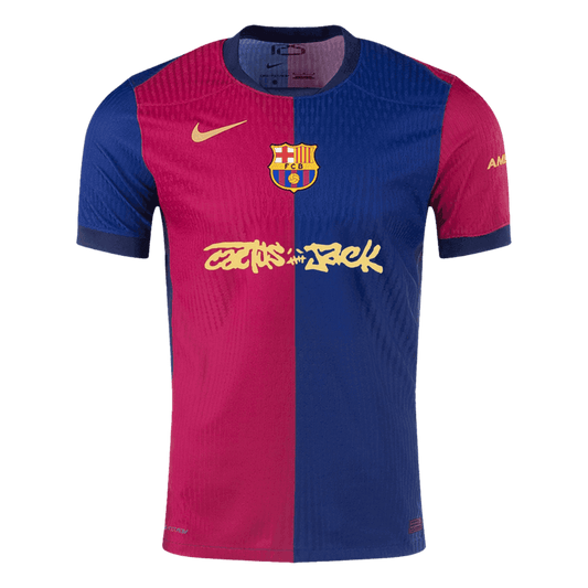 Camiseta Barcelona X Travis Scott 2024/25 Primera Equipación Hombre - Versión Jugador