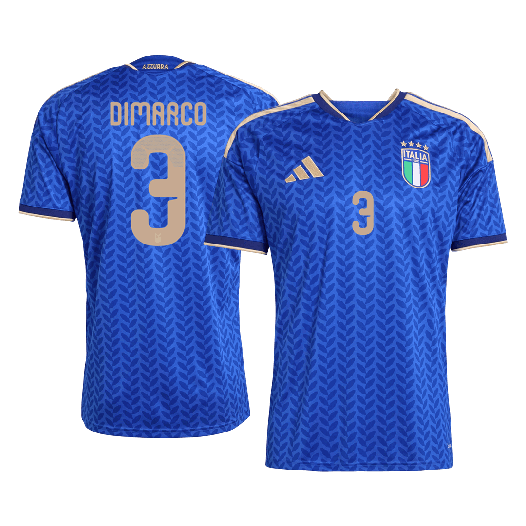 Camiseta DIMARCO #3 Italy 2026 Primera Equipación Copa del Mundo - Versión Hincha