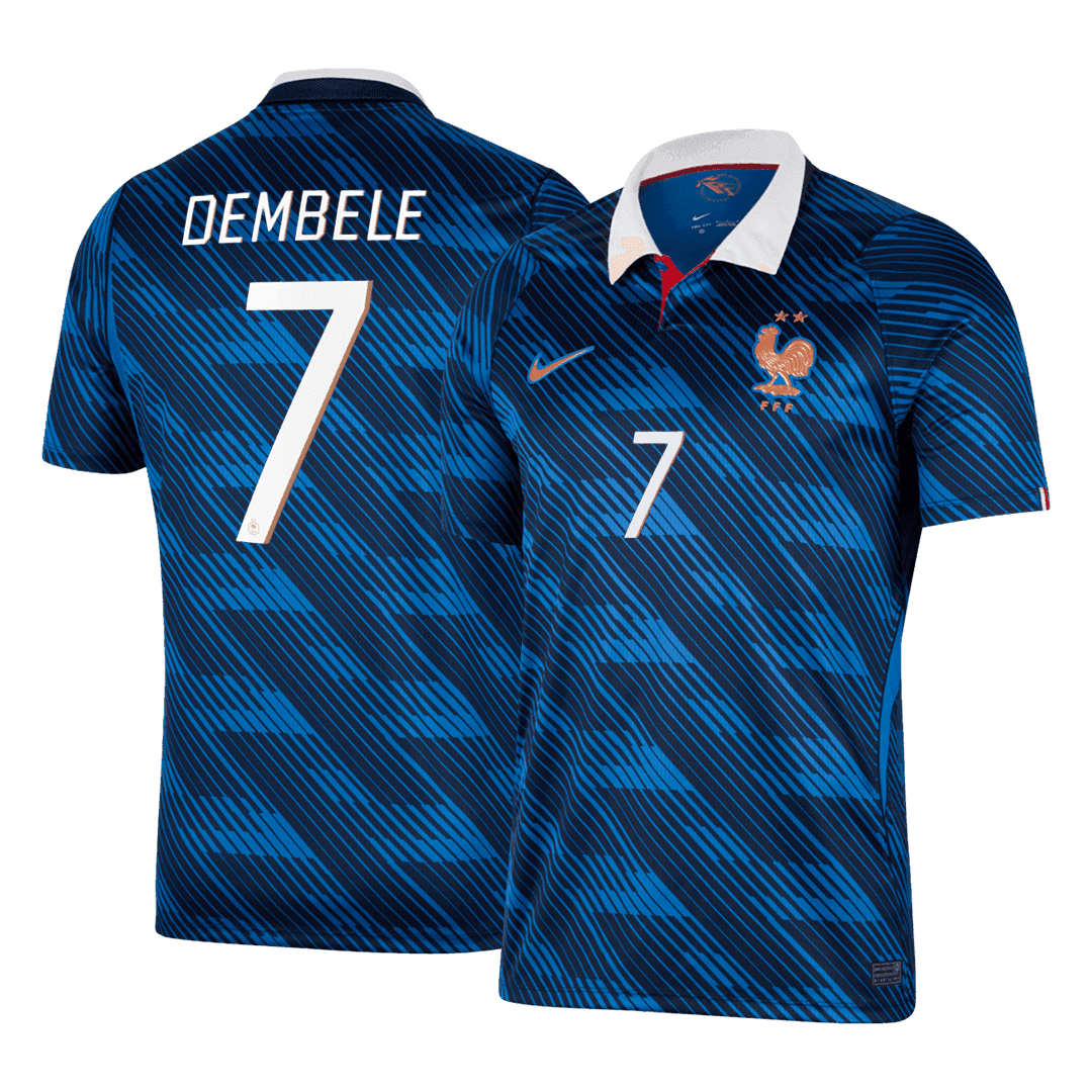 Camiseta DEMBÉLÉ #7 France 2026 Primera Equipación Copa del Mundo - Versión Hincha