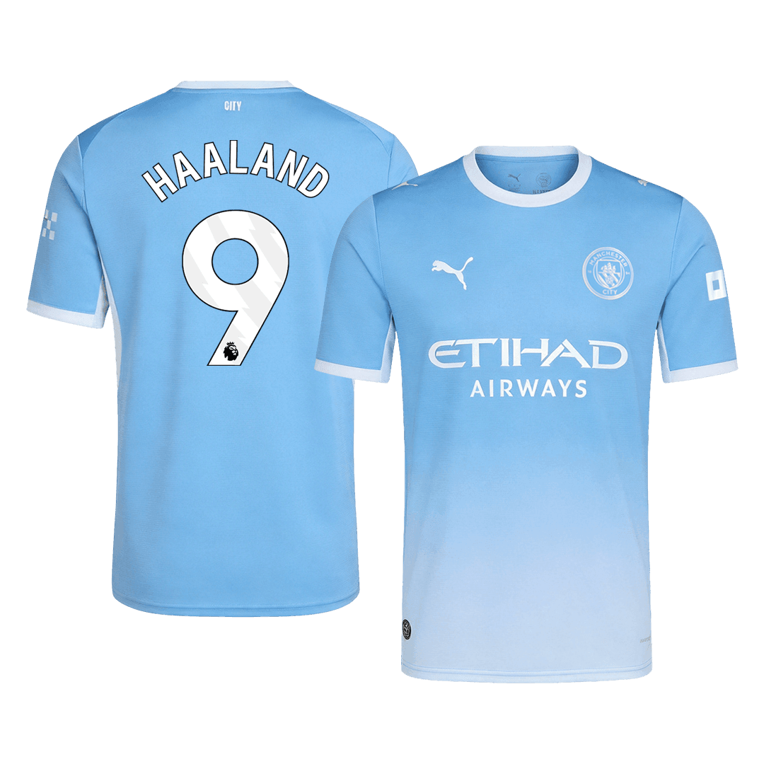 Camiseta HAALAND #9 Manchester City 2026/27 Primera Equipación - Versión Hincha