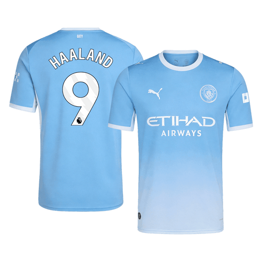Camiseta HAALAND #9 Manchester City 2026/27 Primera Equipación - Versión Hincha