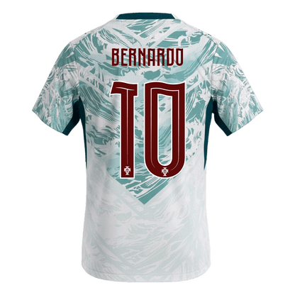 Camiseta BERNARDO #10 Portugal 2026 Segunda Equipación Copa del Mundo - Versión Hincha