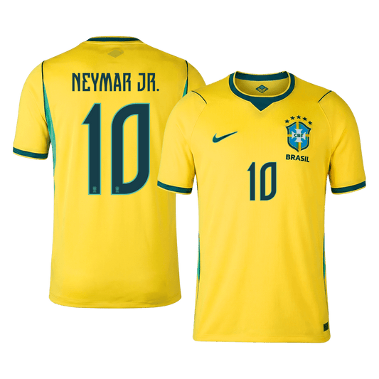 Camiseta NEYMAR JR. #10 Brazil 2026 Primera Equipación Copa del Mundo - Versión Hincha