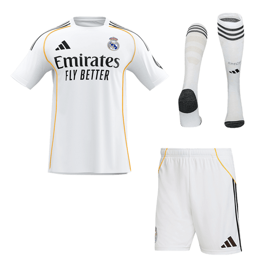 Calidad Premium Conjunto Completo Real Madrid 2025/26 Primera Equipación