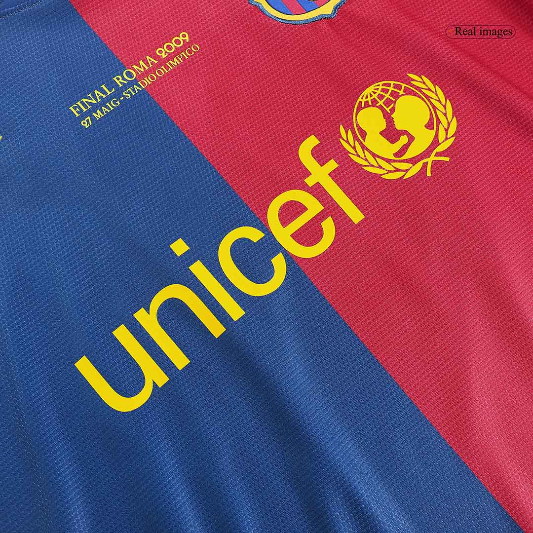 UCL Camiseta Retro 2008/09 Barcelona Primera Equipación