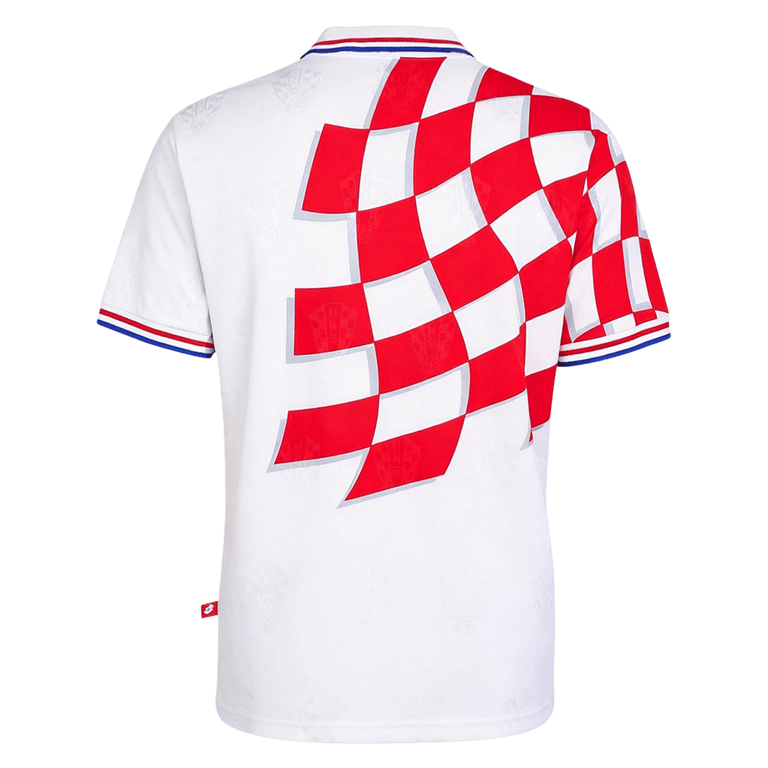 Retro 1998 Croatia Primera Equipación Copa del Mundo