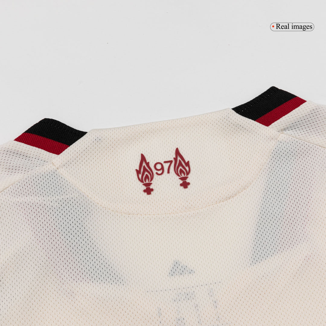Camiseta Auténtica SZOBOSZLAI #8 Liverpool 2025/26 Segunda Equipación -Versión Jugador