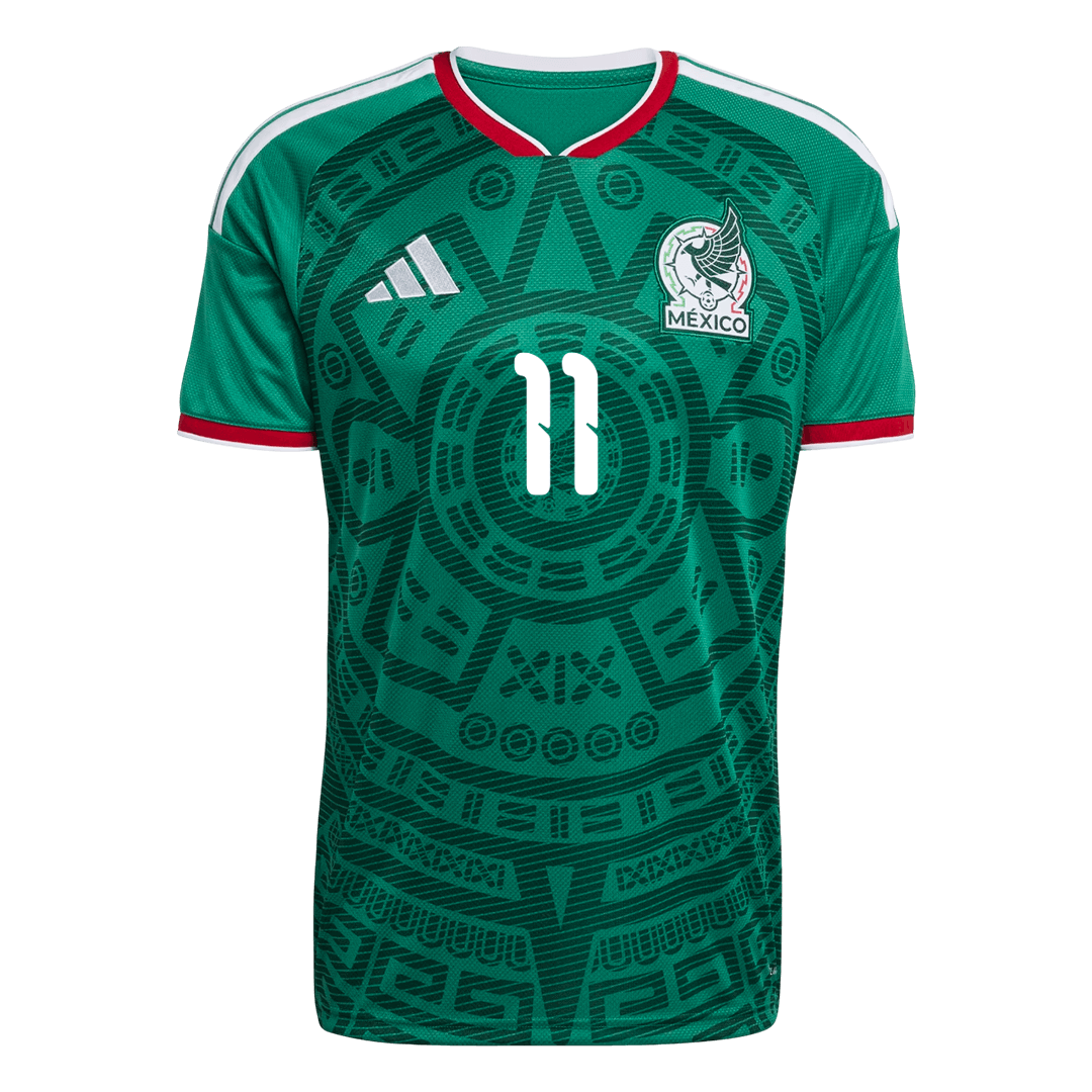 Camiseta S.GIMENEZ #11 Mexico 2026 Primera Equipación Copa del Mundo - Versión Hincha
