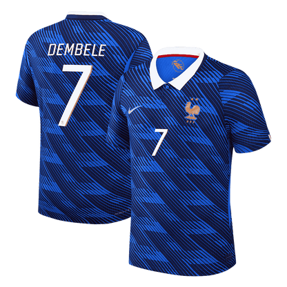 Camiseta Auténtica DEMBELE #7 France 2026 Primera Equipación Copa del Mundo -Versión Jugador