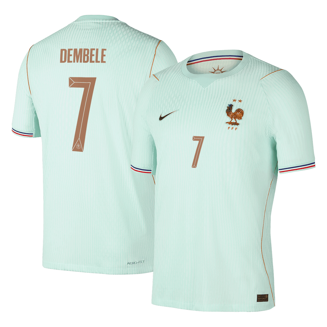Camiseta Auténtica DEMBELE #7 France 2026 Segunda Equipación Copa del Mundo -Versión Jugador