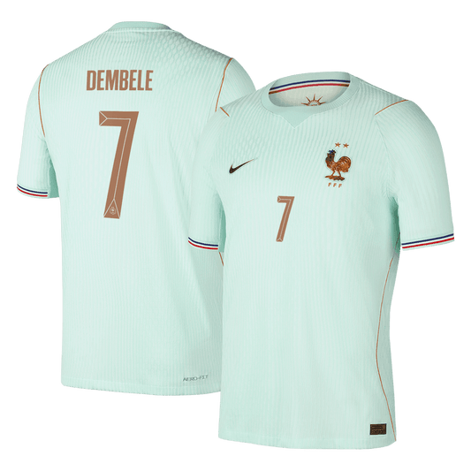 Camiseta Auténtica DEMBELE #7 France 2026 Segunda Equipación Copa del Mundo -Versión Jugador