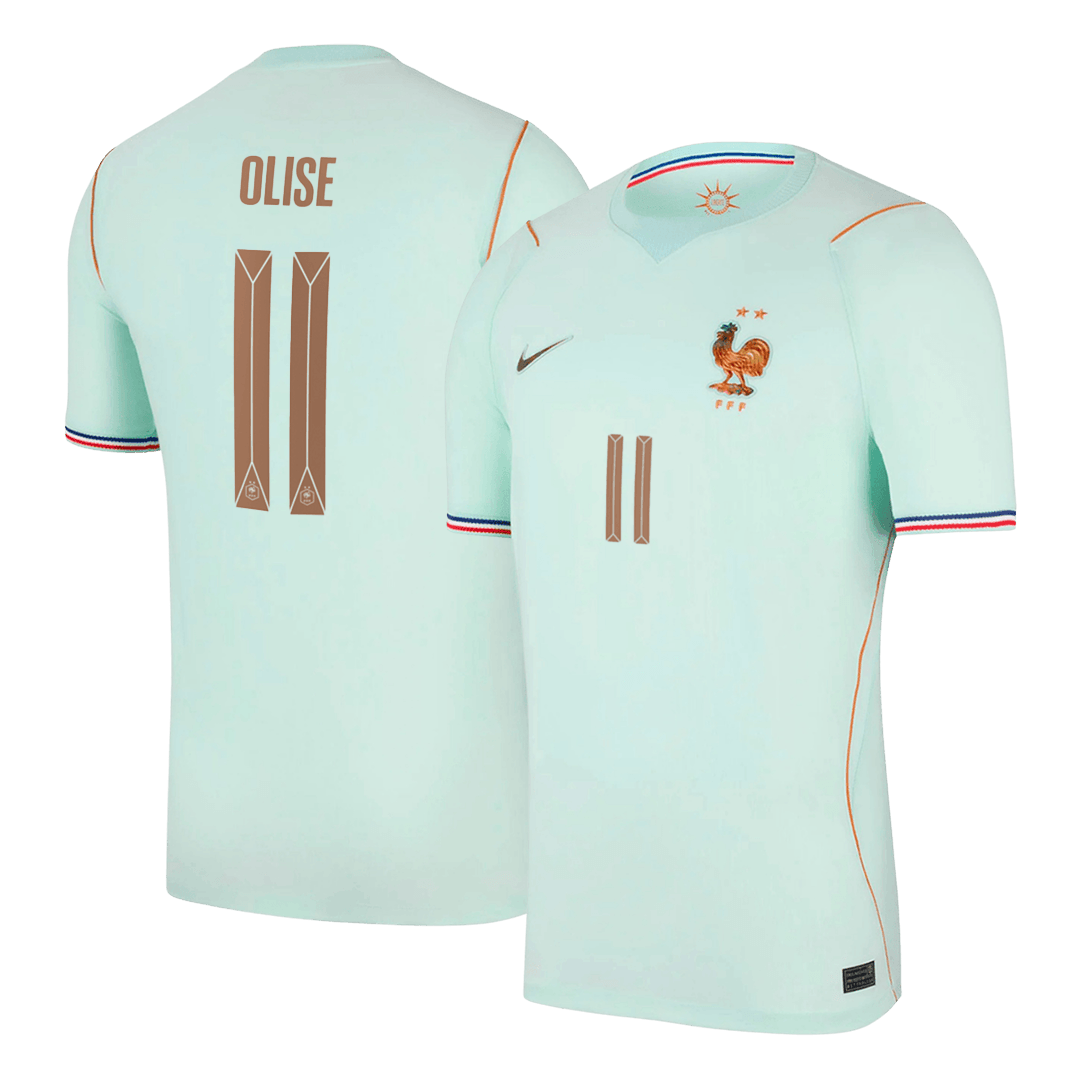 Camiseta OLISE #11 France 2026 Segunda Equipación Copa del Mundo - Versión Hincha