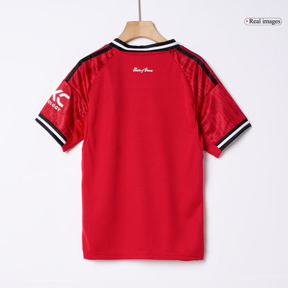Conjunto Infantil Completo Manchester United 2025/26 Primera Equipación-Camisetas Pasion Shop