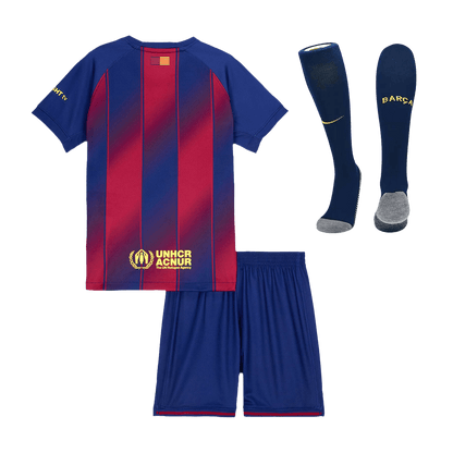 Miniconjunto Completo Barcelona 2025/26 Primera Equipación Niño