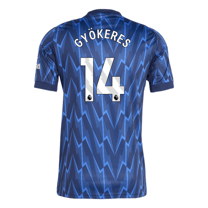 Camiseta GYÖKERES #14 Arsenal 2025/26 Segunda Equipación-Versión Hincha