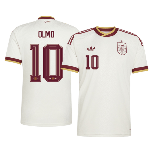 Camiseta OLMO #10 Spain 2026 Segunda Equipación Copa del Mundo - Versión Hincha