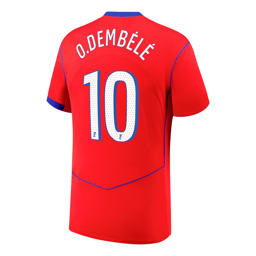 Camiseta O.DEMBÉLÉ #10 PSG 2025/26 Tercera Equipación - Versión Hincha