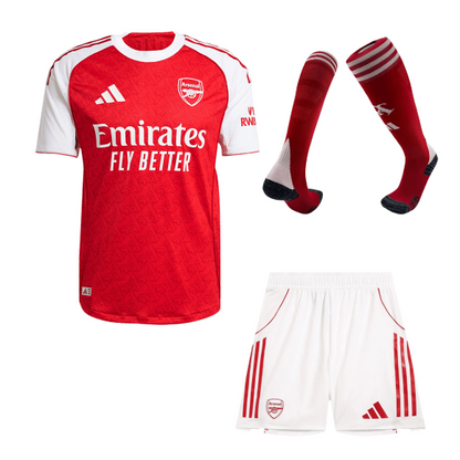 Conjunto Completo Auténtico Arsenal 2025/26 Primera Equipación-Camisetas Pasion Shop