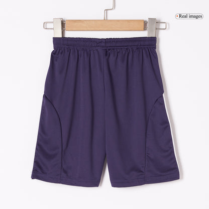 Conjunto Infantil Completo Manchester United 2025/26 Segunda Equipación Kids-Camisetas Pasion Shop