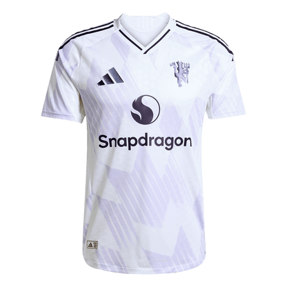 Camiseta Auténtica B.FERNANDES #8 Manchester United 2025/26 Segunda Equipación-Versión Jugador