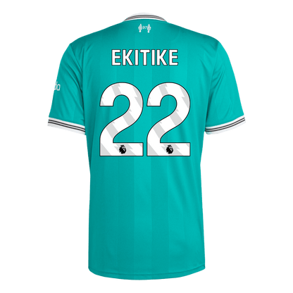 Camiseta EKITIKE #22 Liverpool 2025/26 Tercera Equipación - Versión Hincha