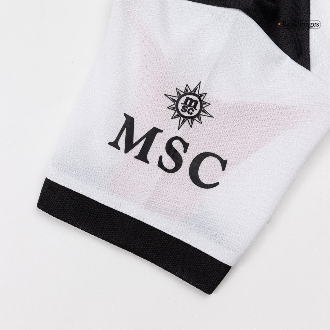 Conjunto Infantil Completo AC Milan 2025/26 Segunda Equipación Kids