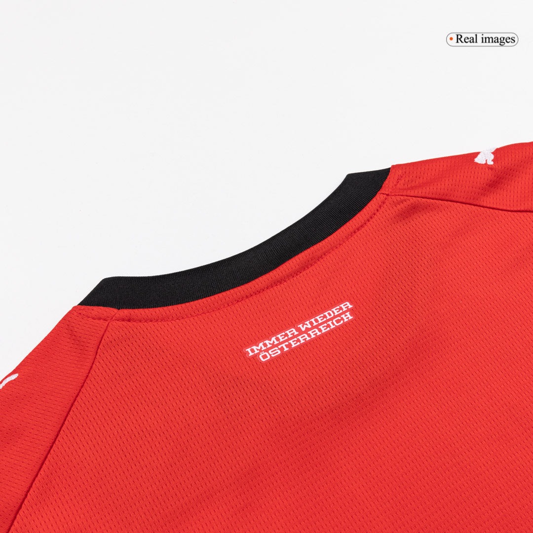 Conjunto Infantil Austria 2026 Primera Equipación Copa del Mundo