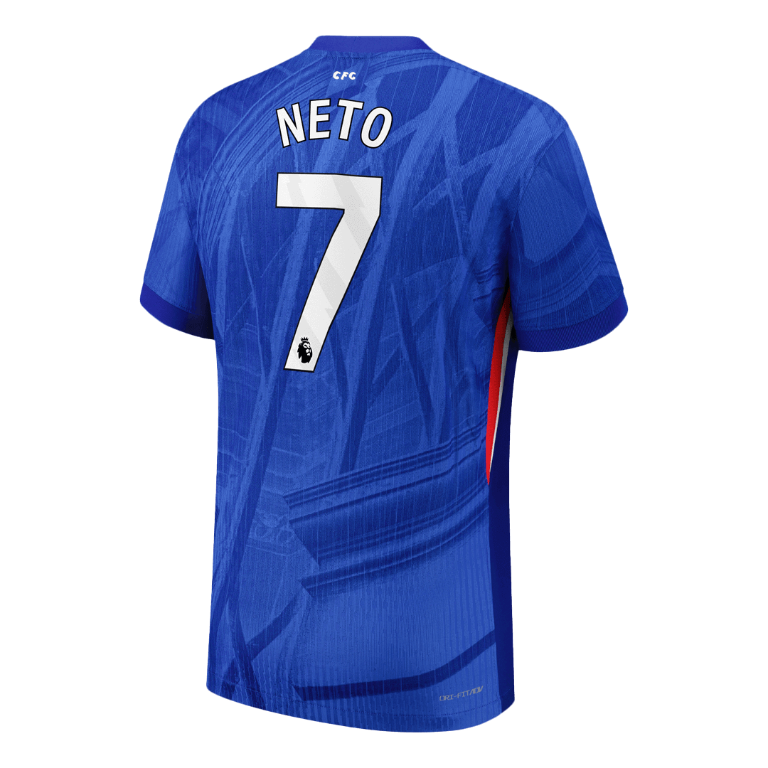 Camiseta Auténtica NETO #7 Chelsea 2025/26 Primera Equipación -Versión Jugador
