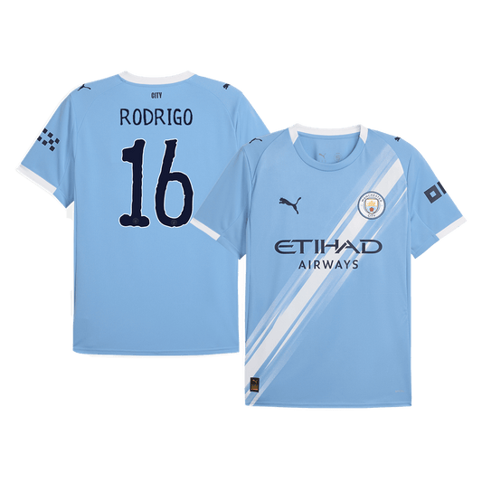 Camiseta RODRIGO #16 Manchester City 2025/26 Copa Mundial de Clubes Primera Equipación Hombre - Versión Hincha