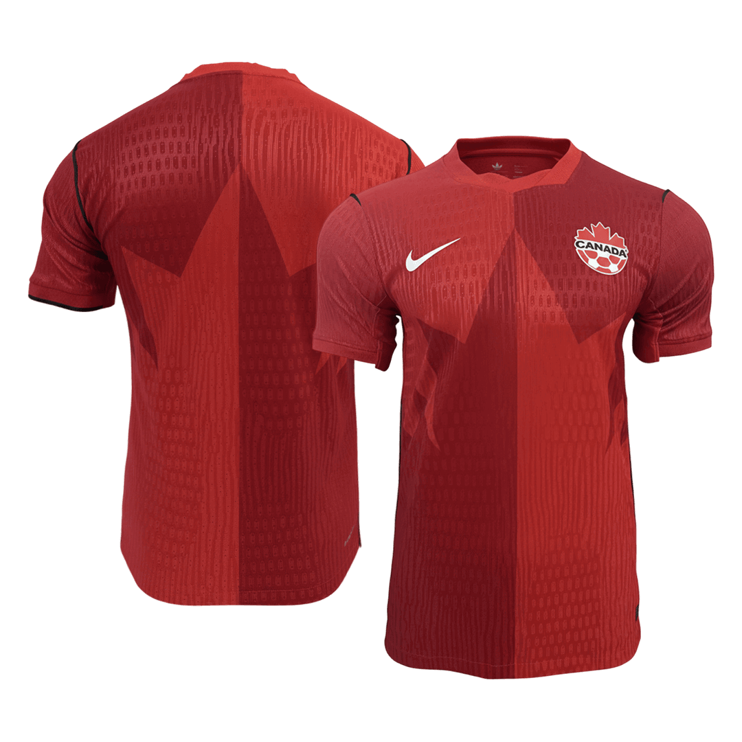 Camiseta Auténtica Canada 2026 Primera Equipación Copa del Mundo -Versión Jugador