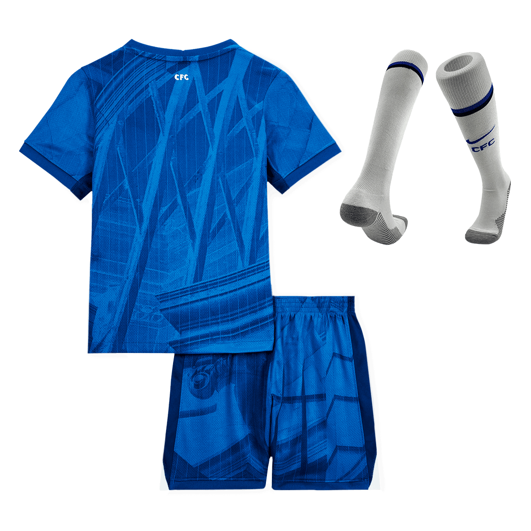 Conjunto Infantil Completo Chelsea 2025/26 Primera Equipación Kids-Camisetas Pasion Shop