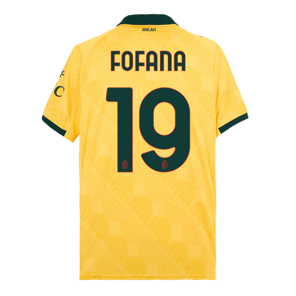 Camiseta FOFANA #19 AC Milan 2025/26 Tercera Equipación - Versión Hincha