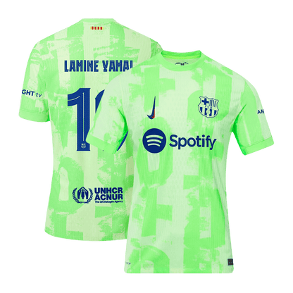 Camiseta LAMINE YAMAL #19 Barcelona 2024/25 Tercera Equipación - Versión Jugador