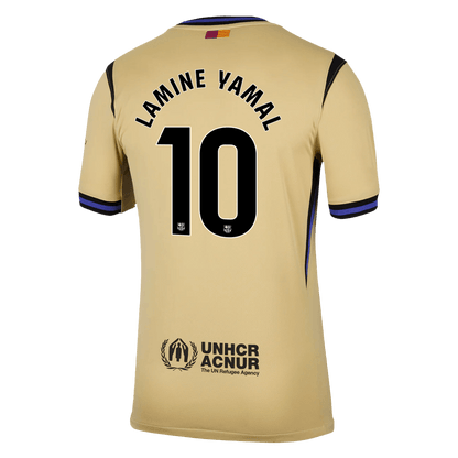 Camiseta LAMINE YAMAL #10 Barcelona 2025/26 Segunda Equipación-Versión Hincha
