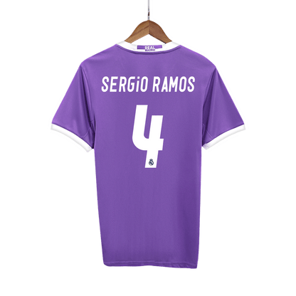 Camiseta Retro 2016/17 SERGIO RAMOS #4 Real Madrid